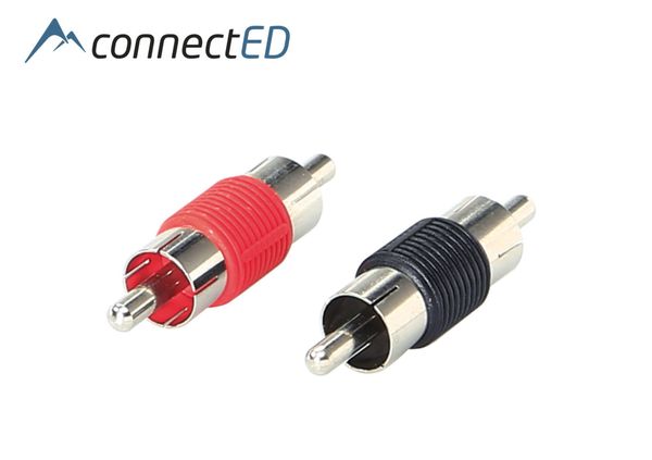 Hovedbilde ConnectED RCA/Phono skjøt (Par/Bulk) ...