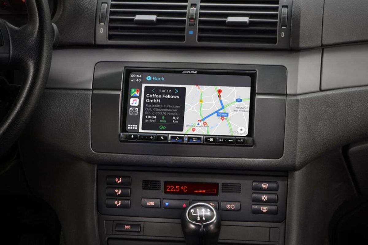 Alpine ILX-705E46, BMW 4x50W, Bluetooth, USB, DAB, CarPlay