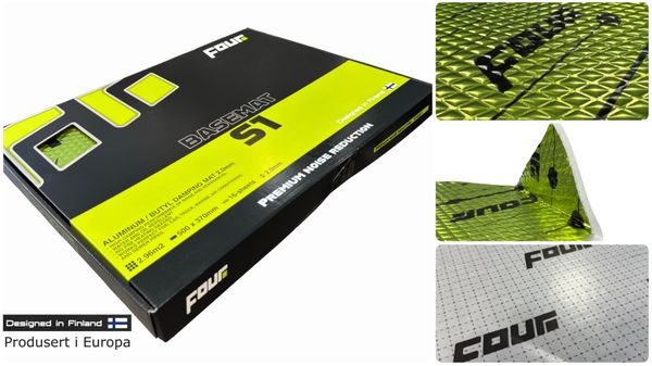 Hovedbilde FOUR S1 BaseMat 2mm 50x37cm, 2,96m2 